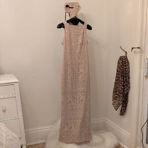 Nuit Lace Maxi Dress - Cream